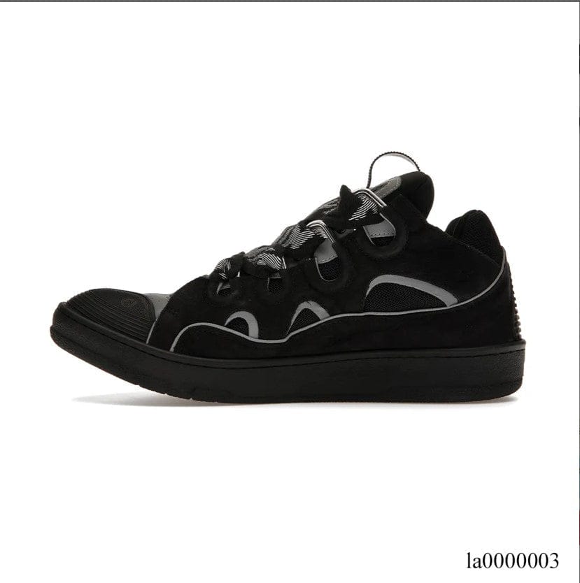 Lanvin Curb Sneaker Black Grey Shoes Sneakers – la0000003