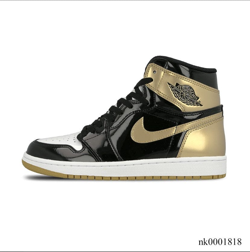 Air Jordan 1 Retro High Gold Top 3 Shoes Sneakers