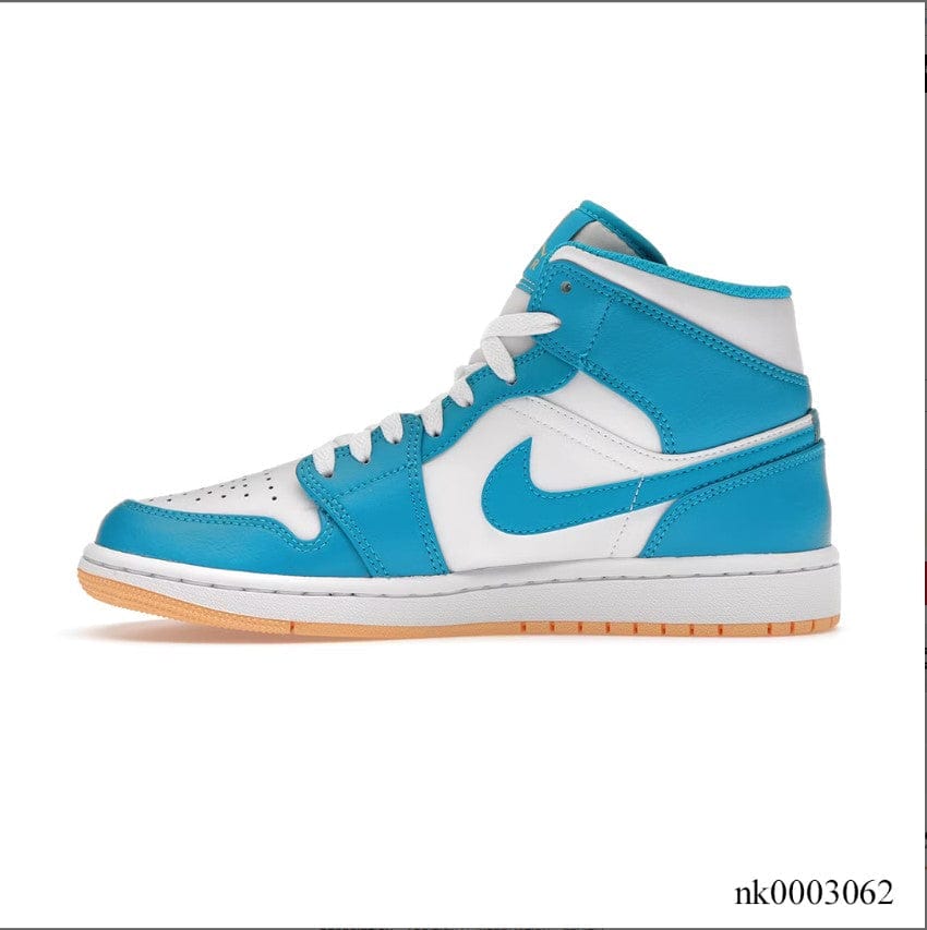 Air Jordan 1 Mid Aquatone Shoes Sneakers