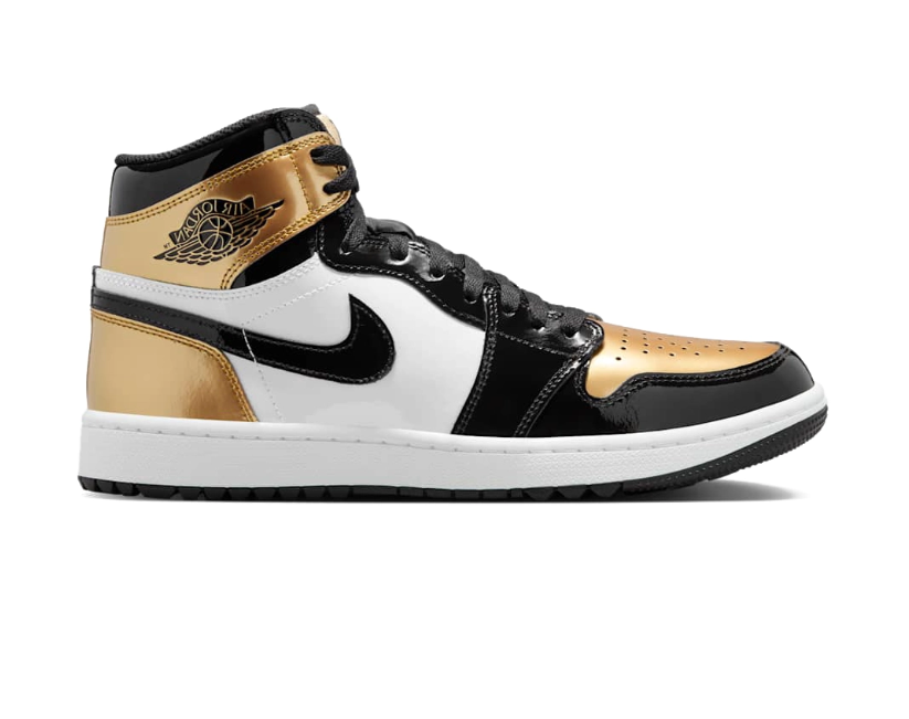 Air Jordan 1 High Gold Toe Shoes Sneakers