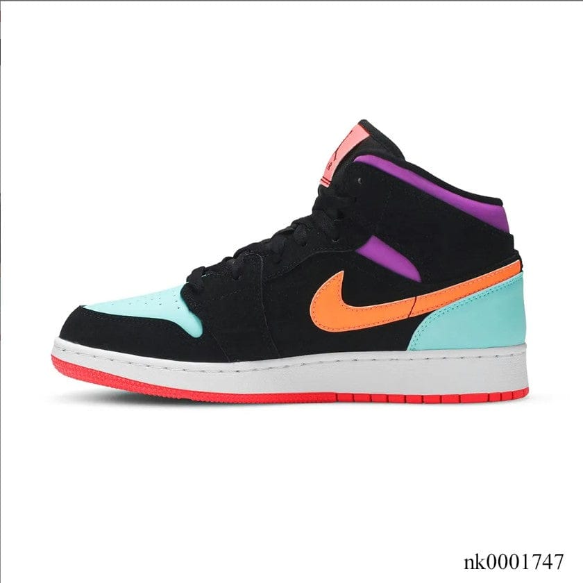 Air Jordan 1 Mid Multi-Color Shoes Sneakers