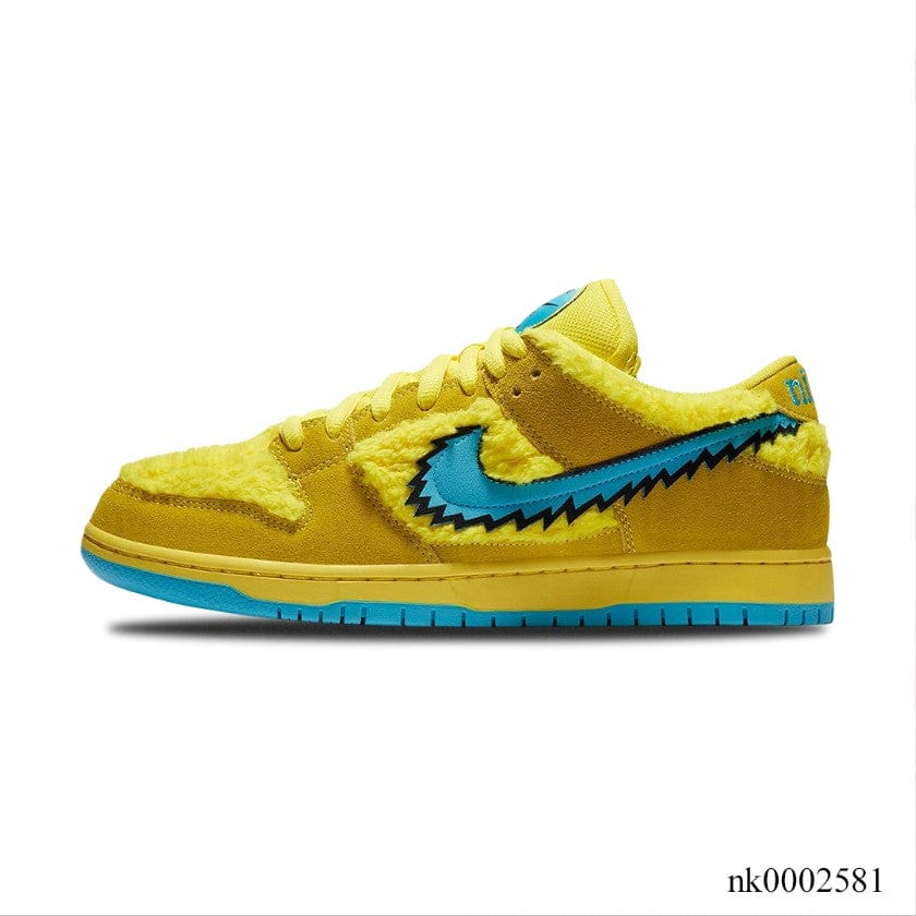 New Balance Dunk Low Grateful Dead Bears Opti Yellow Shoes Sneakers