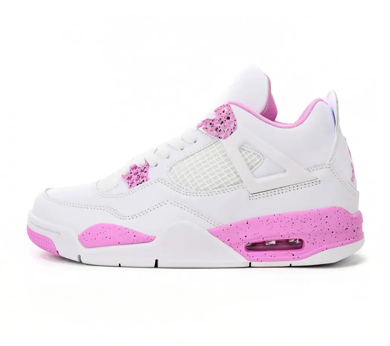 Air Jordan 4 White Pink Oreo Shoes Sneakers