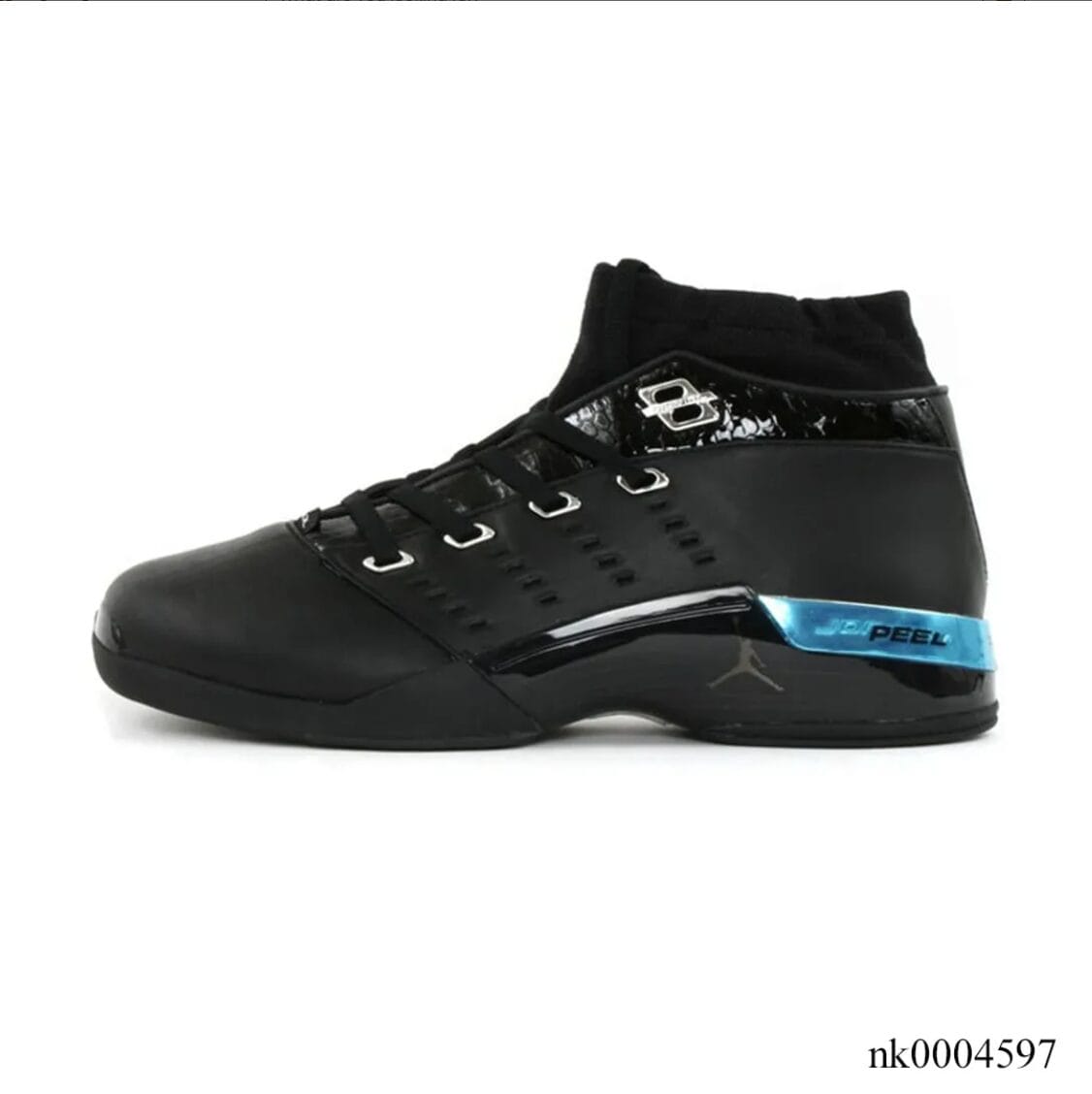 Air Jordan 17 Low Black Patent Shoes Sneakers