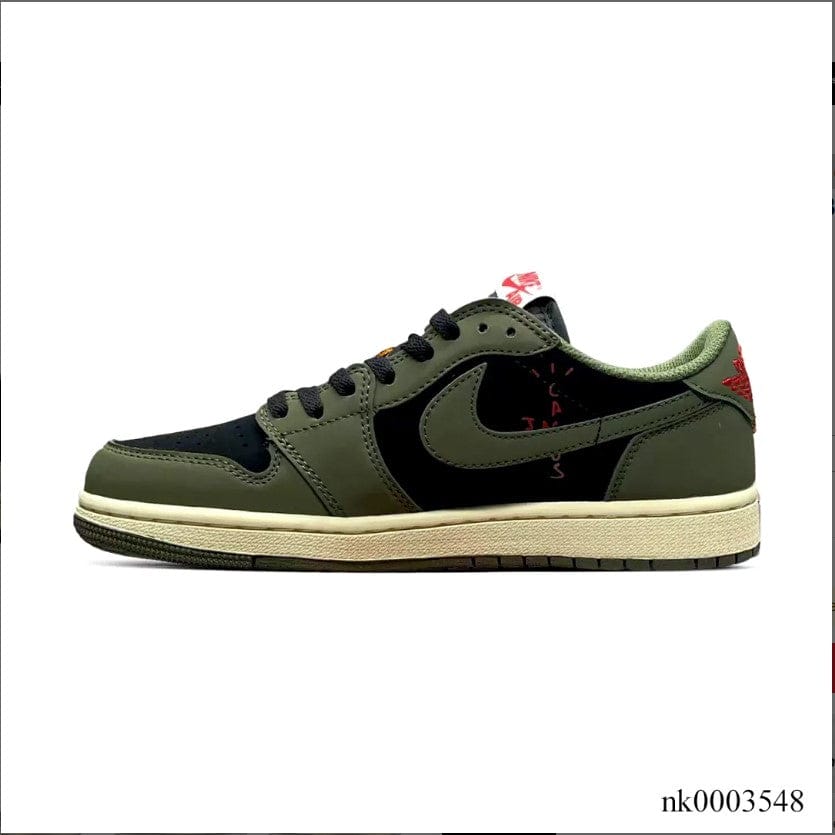 Travis Scott x AJ 1 Low OG Black Olive Shoes Sneakers