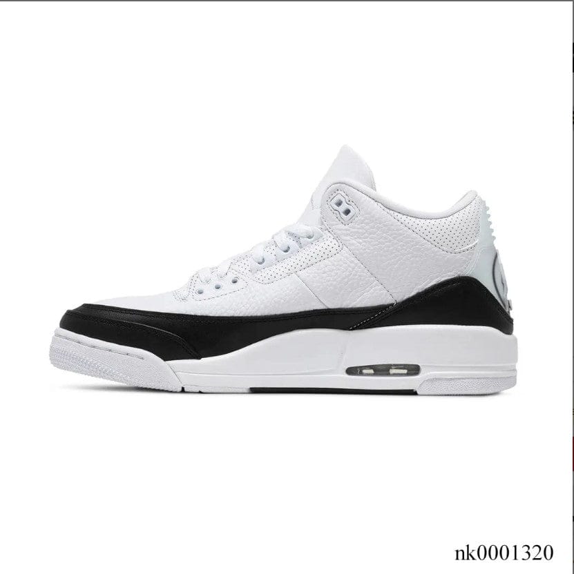 Fragment x AJ 3 White Black Shoes Sneakers