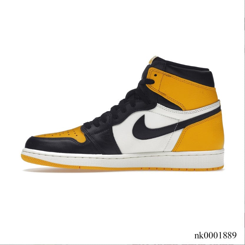 Air Jordan 1 Taxi Yellow Toe Shoes Sneakers