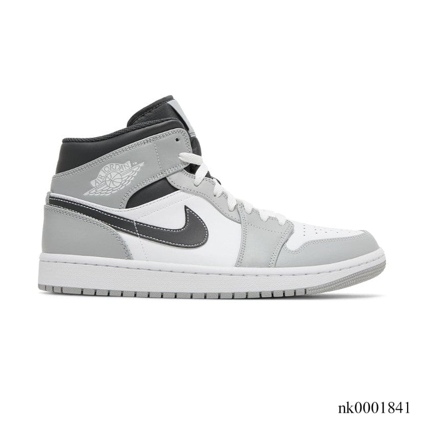 Air Jordan 1 Mid Light Smoke Grey Shoes Sneakers