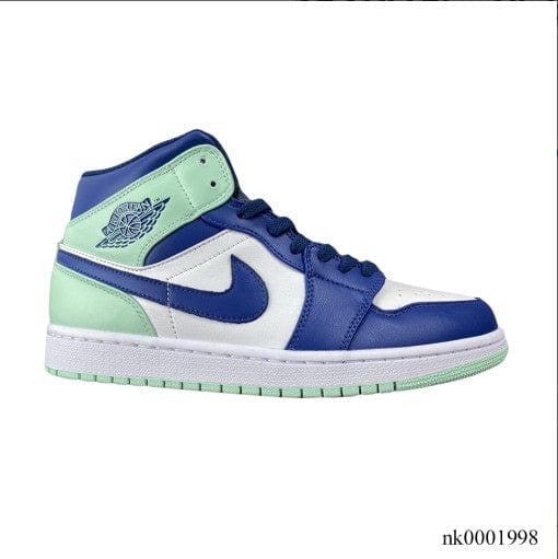 Air Jordan 1 Mid Blue Mint Shoes Sneakers