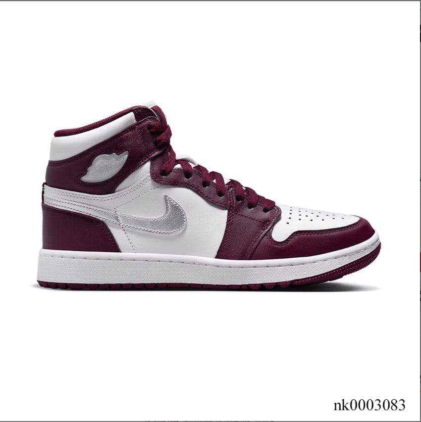 Air Jordan 1 Retro High Golf Bordeaux Shoes Sneakers