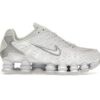 Shox TL White Metallic Silver Max Orange Shoes Sneakers
