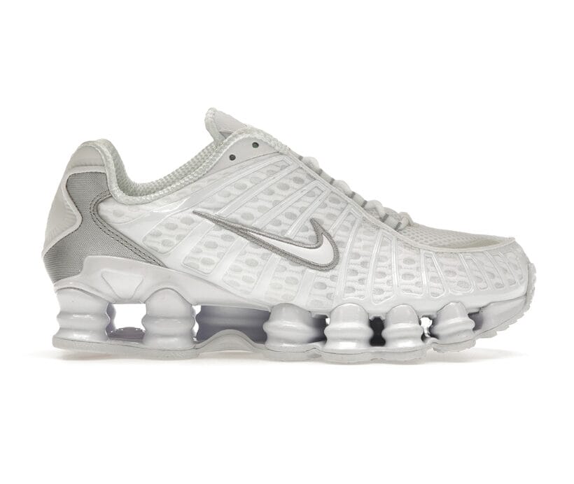 Shox TL White Metallic Silver Max Orange Shoes Sneakers