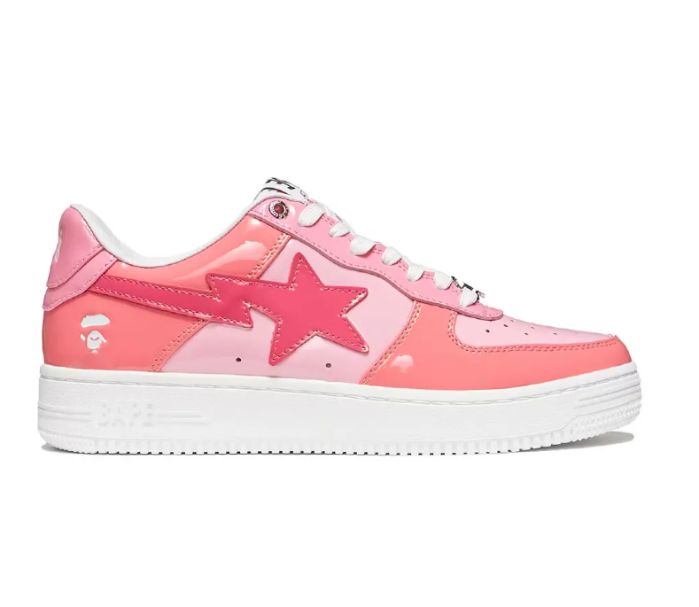 BAPE Sta Low Color Camo Combo Pink Shoes Sneakers