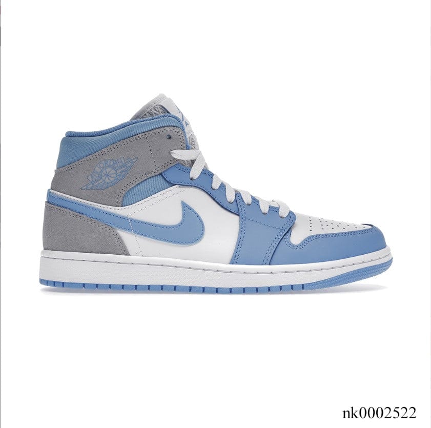 Air Jordan 1 Mid University Blue Grey Shoes Sneakers