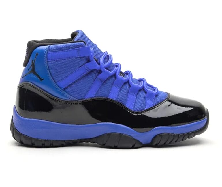 Air Jordan 11 Royal Blue And Black Shoes Sneakers