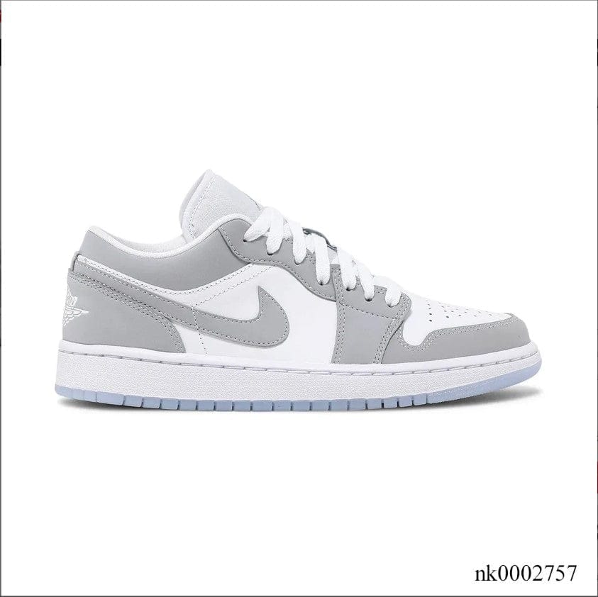 Air Jordan 1 Low White Wolf Grey Shoes Sneakers