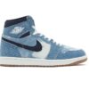 AJ 1 High OG Denim Shoes Sneakers