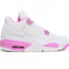 AJ 4 White Pink Oreo Shoes Sneakers