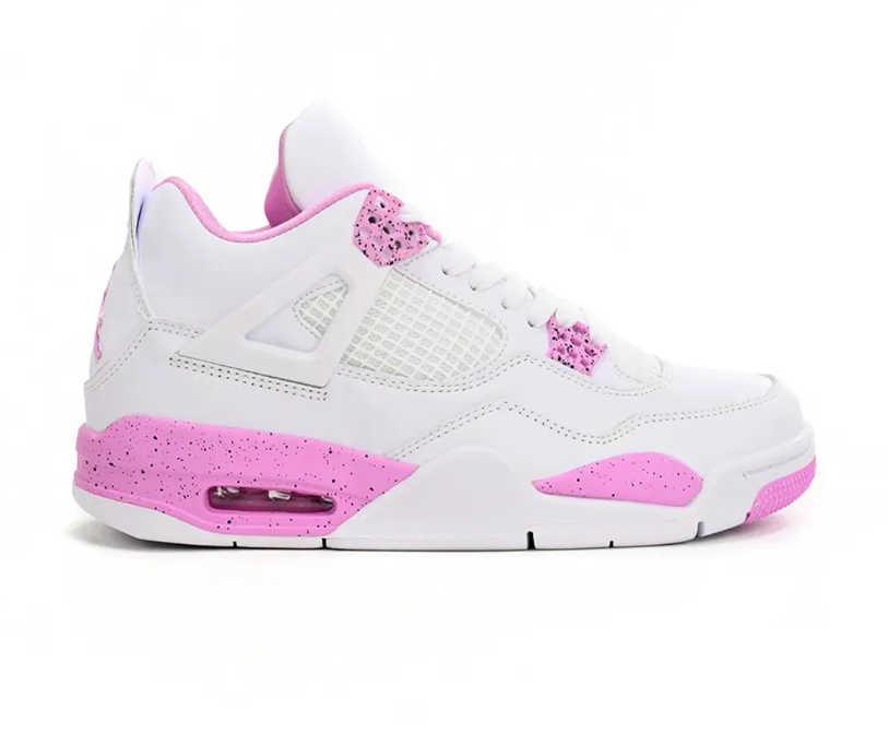AJ 4 White Pink Oreo Shoes Sneakers