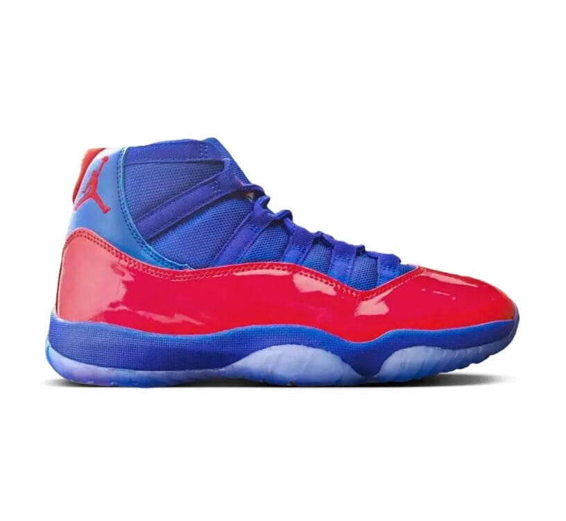 Air Jordan 11 Blue Red Shoes Sneakers