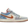 AJ 1 Low Phantom Denim Shoes Sneakers