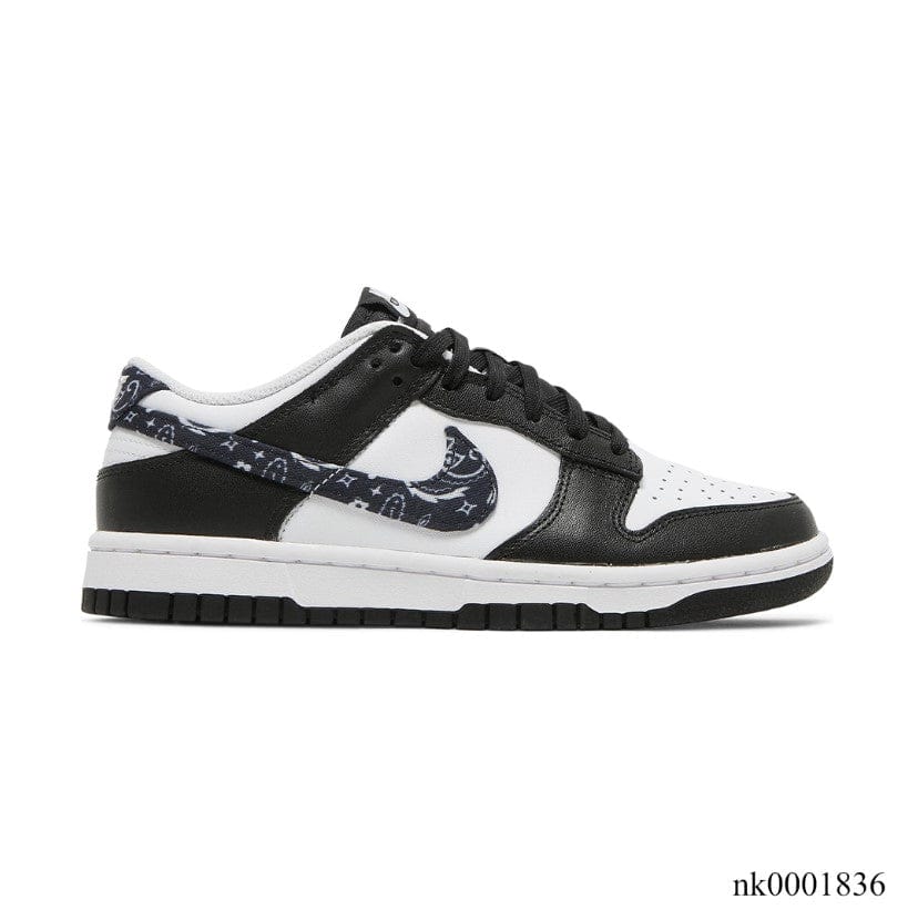 Dunk Low Black Paisley Shoes Sneakers