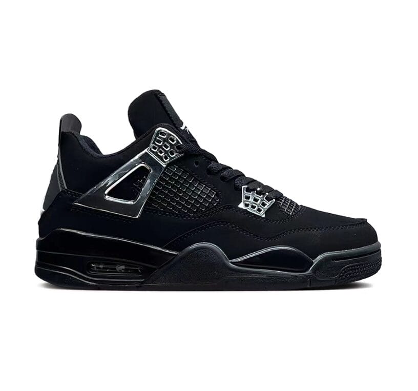 Air Jordan 4 Black Chrome Shoes Sneakers