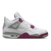 Air Jordan 4 White Purple Cement Shoes Sneakers