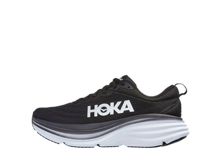 Hoka One One Bondi 8 Black White 1123202-BWHT