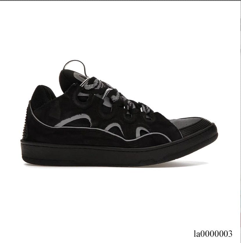 Lanvin Curb Sneaker Black Grey Shoes Sneakers – la0000003
