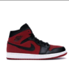 AJ 1 Mid Gym Red Black Shoes Sneakers
