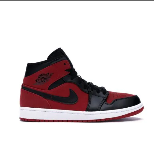 AJ 1 Mid Gym Red Black Shoes Sneakers