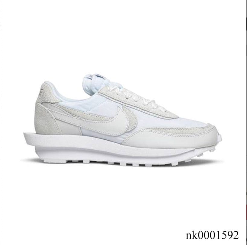 Sacai x LDWaffle White Nylon Shoes Sneakers
