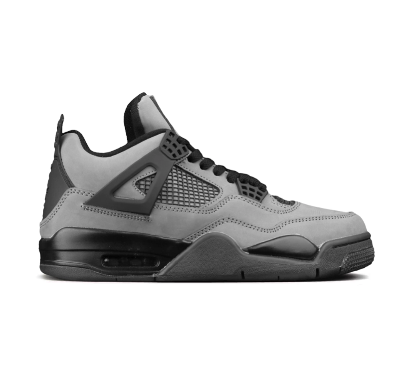 Travis Scott xAir Jordan 4 Dark Gray Black Shoes Sneakers