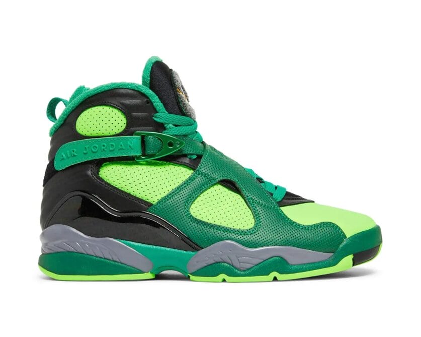Air Jordan 8 Oregon PE Gorge Green Shoes Sneakers