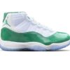 AJ 11 White Green Shoes Sneakers