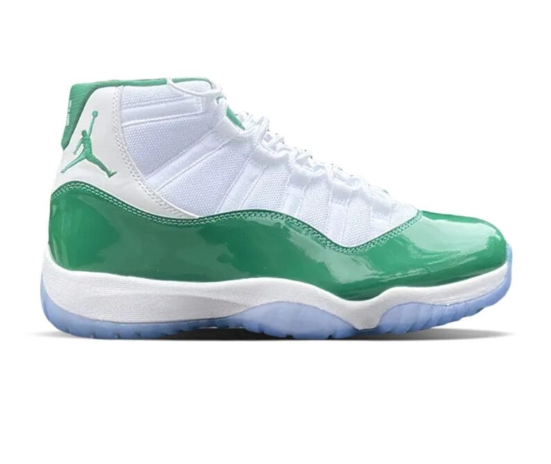 AJ 11 White Green Shoes Sneakers