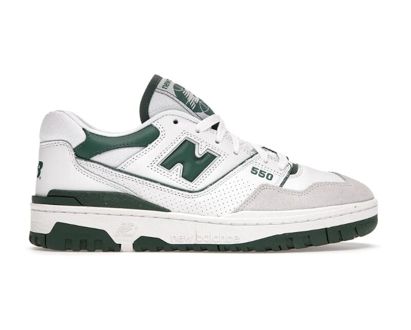 New Balance 550 White Green Shoes Sneakers