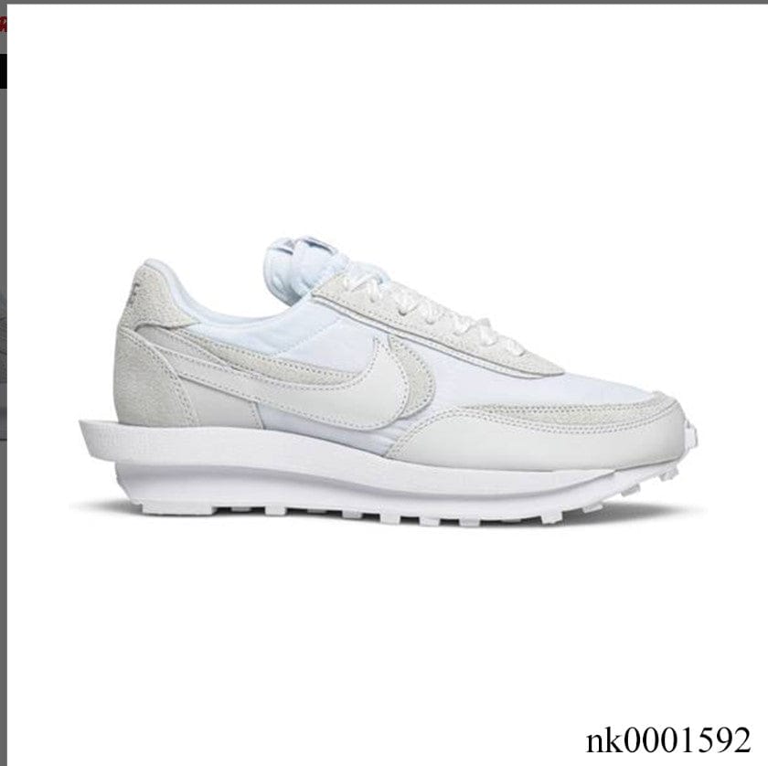 Sacai x LDWaffle White Nylon Shoes Sneakers