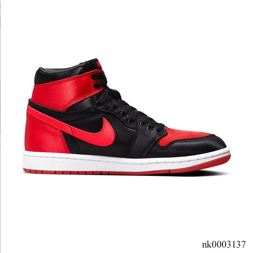 Air Jordan 1 Retro High OG Satin Bred Shoes Sneakers