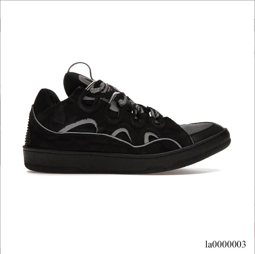 Lanvin Curb Sneaker Black Grey Shoes Sneakers
