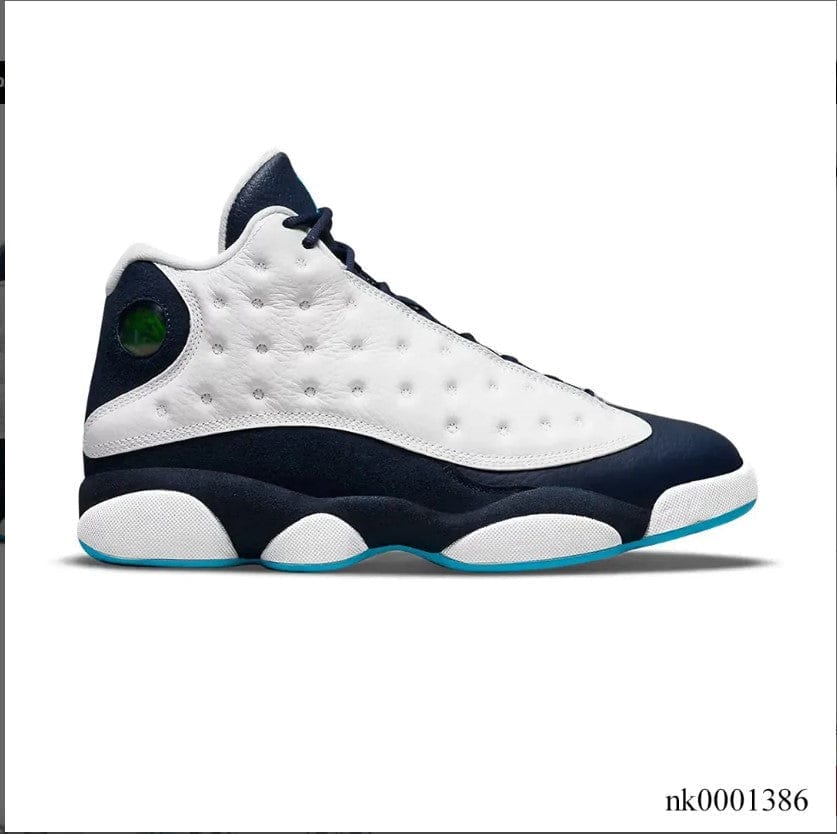 Air Jordan 13 Retro White Obsidian Powder Blue Shoes Sneakers