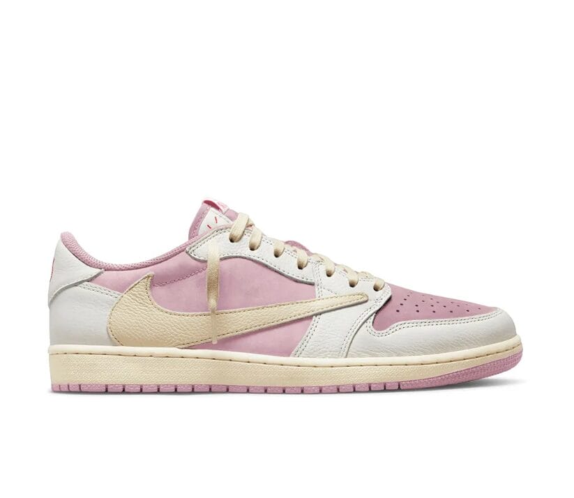 Travis Scott x Air Jordan 1 Low OG Shy Pink Shoes Sneakers