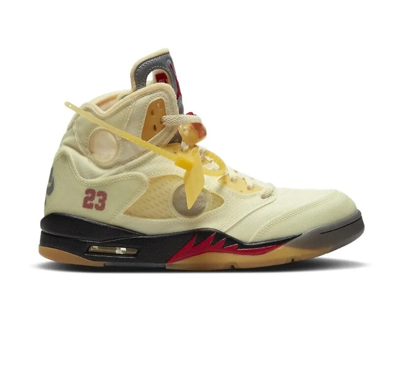 OW x AJ 5 Sail Shoes Sneakers