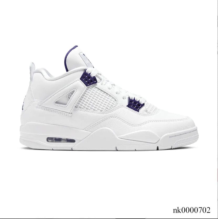 Air Jordan 4 Retro Metallic Purple Shoes Sneakers (Big Size Available)