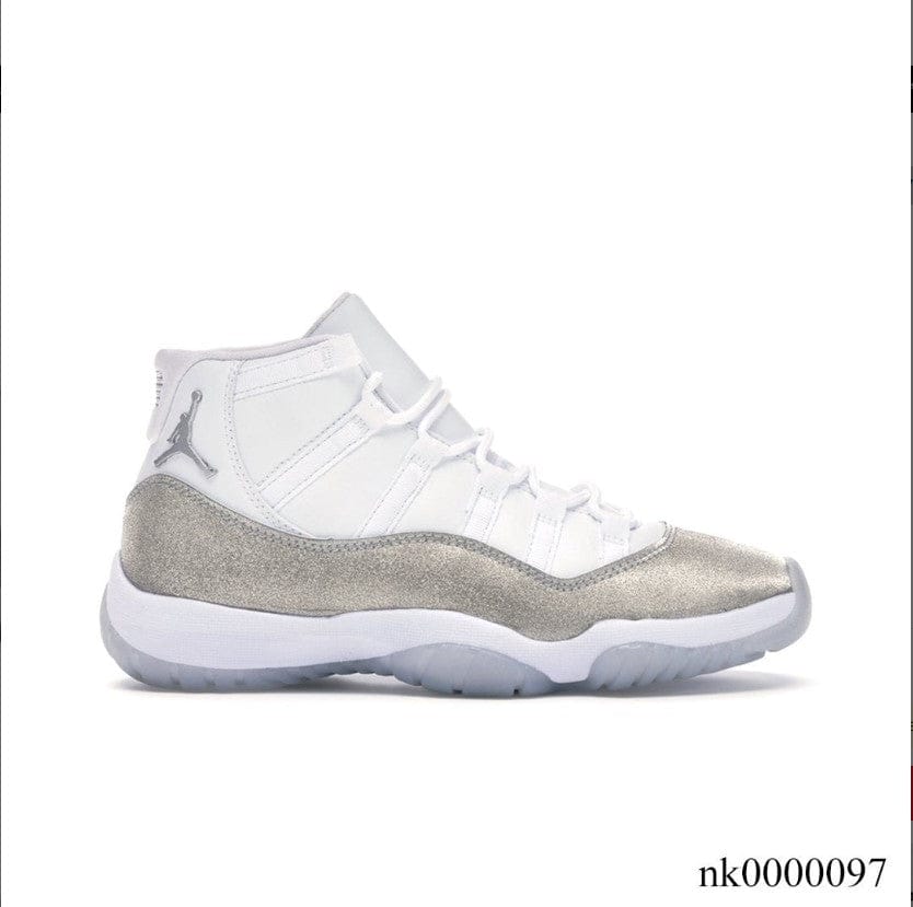 Air Jordan 11 Retro White Metallic Silver (W) Shoes Sneakers