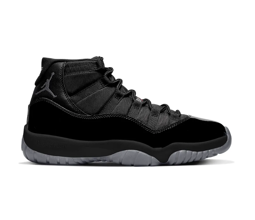 Air Jordan 11 Black Red Grey Shoes Sneakers