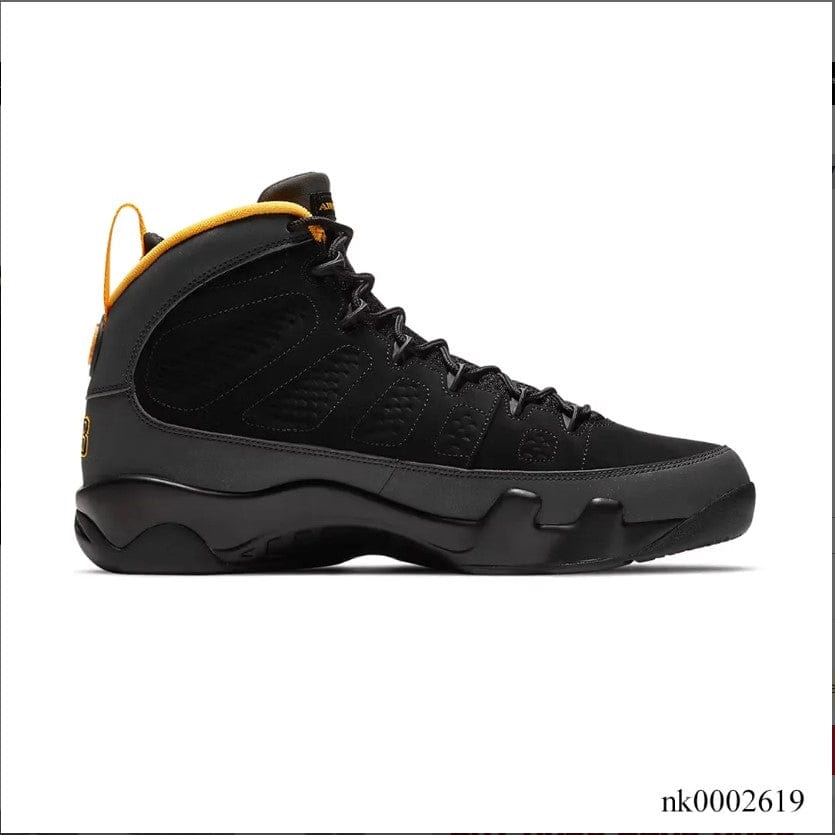 Air Jordan 9 Dark Charcoal University Gold Shoes Sneakers