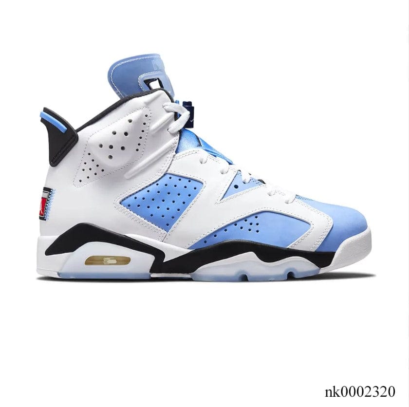 Air Jordan 6 Retro UNC White Shoes Sneakers