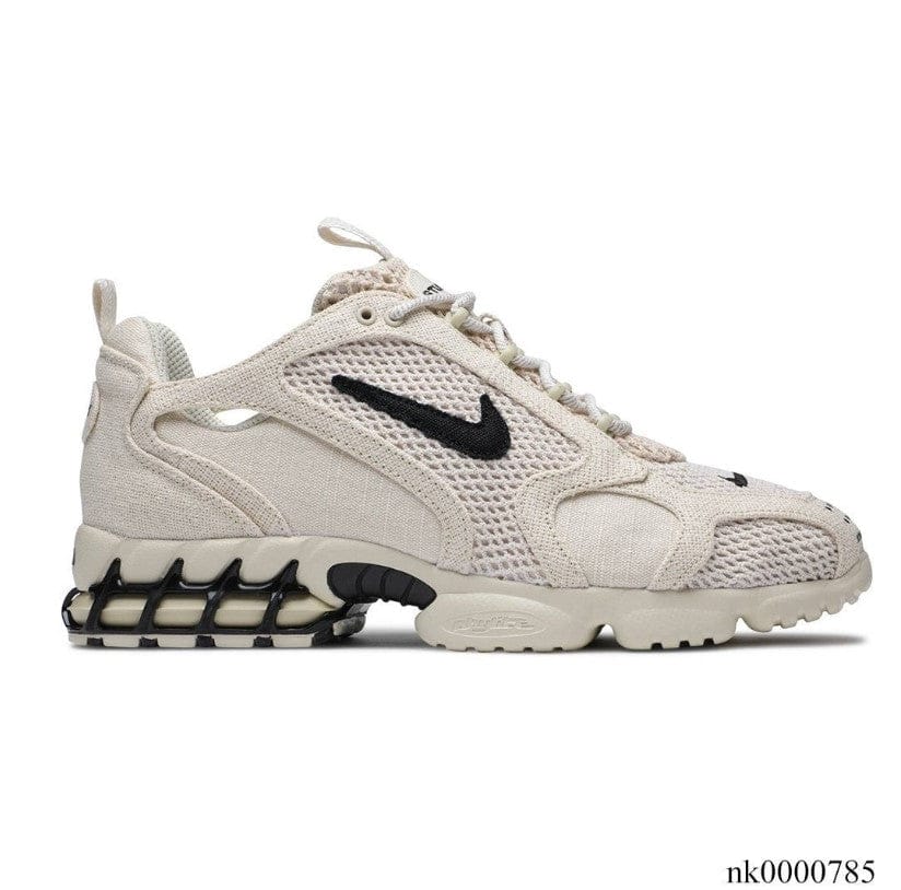 Air Zoom Spiridon Cage 2 Stussy Pure Platinum Shoes Sneakers